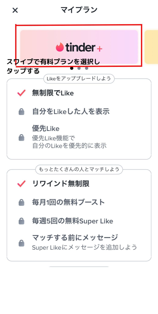 Tinder 料金